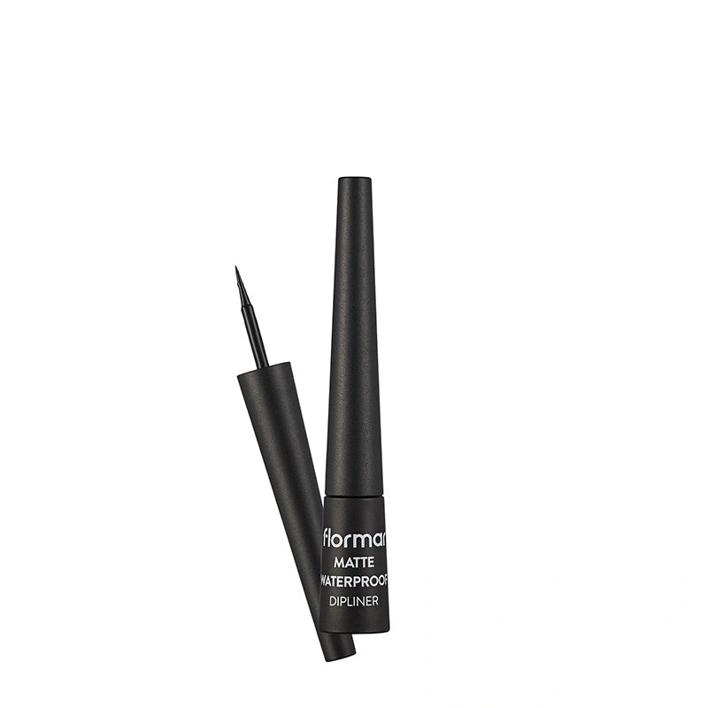 Flormar Matte Waterproof Intense Pigmented and Matte Finish Dipliner 001 Black