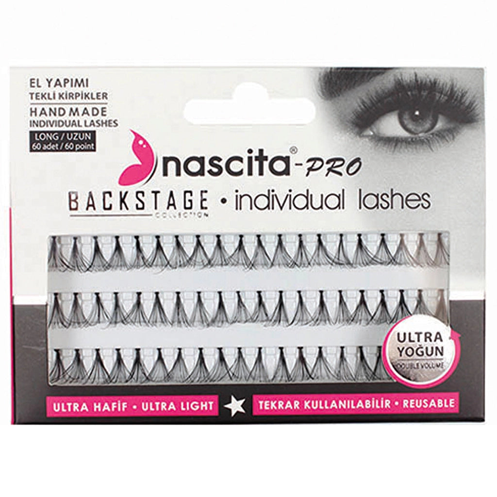Nascita Backstage Long False Eyelashes, Pack of 60