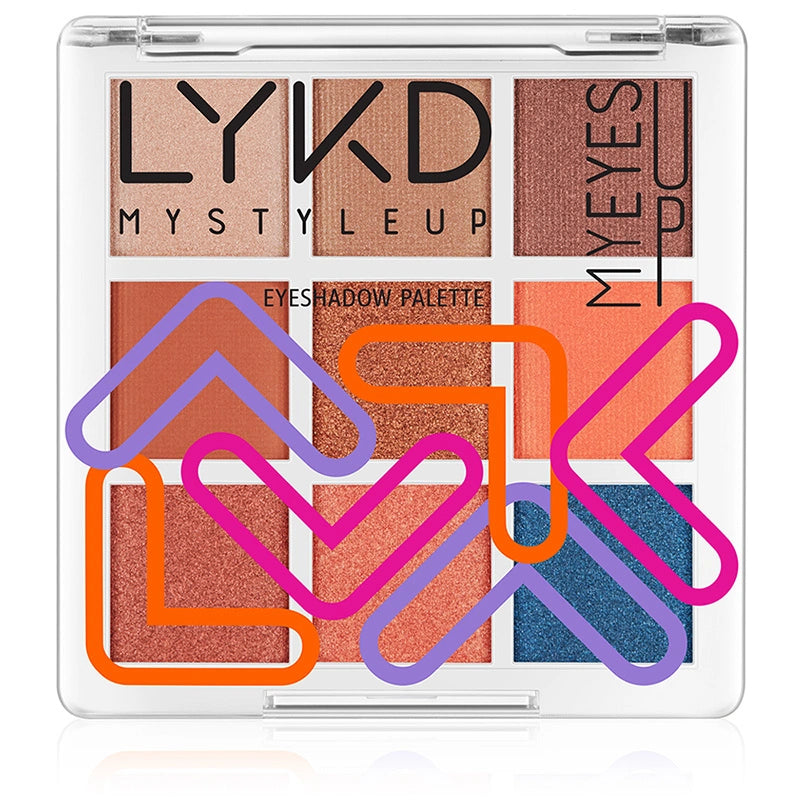 LYKD 9-Piece Eyeshadow Palette 250 Sunset Glow