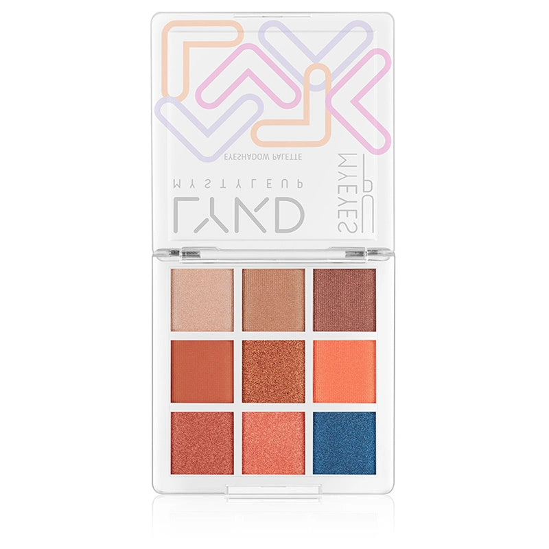 LYKD 9-Piece Eyeshadow Palette 250 Sunset Glow