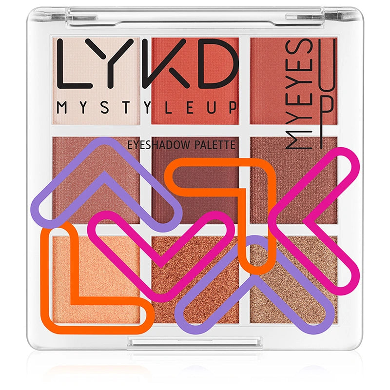LYKD 9-Piece Eyeshadow Palette 380 Burgundy Touch