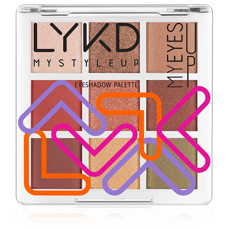 LYKD 9-Piece Eyeshadow Palette Something Spicy