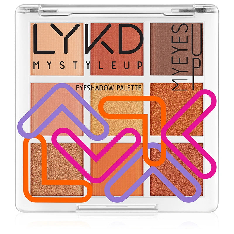 LYKD 9-Piece Eyeshadow Palette 280 Honey Drizzle