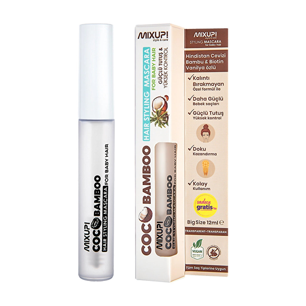 Mixup! CocoBamboo Hair Styling Mascara 12 ml (Transparent)
