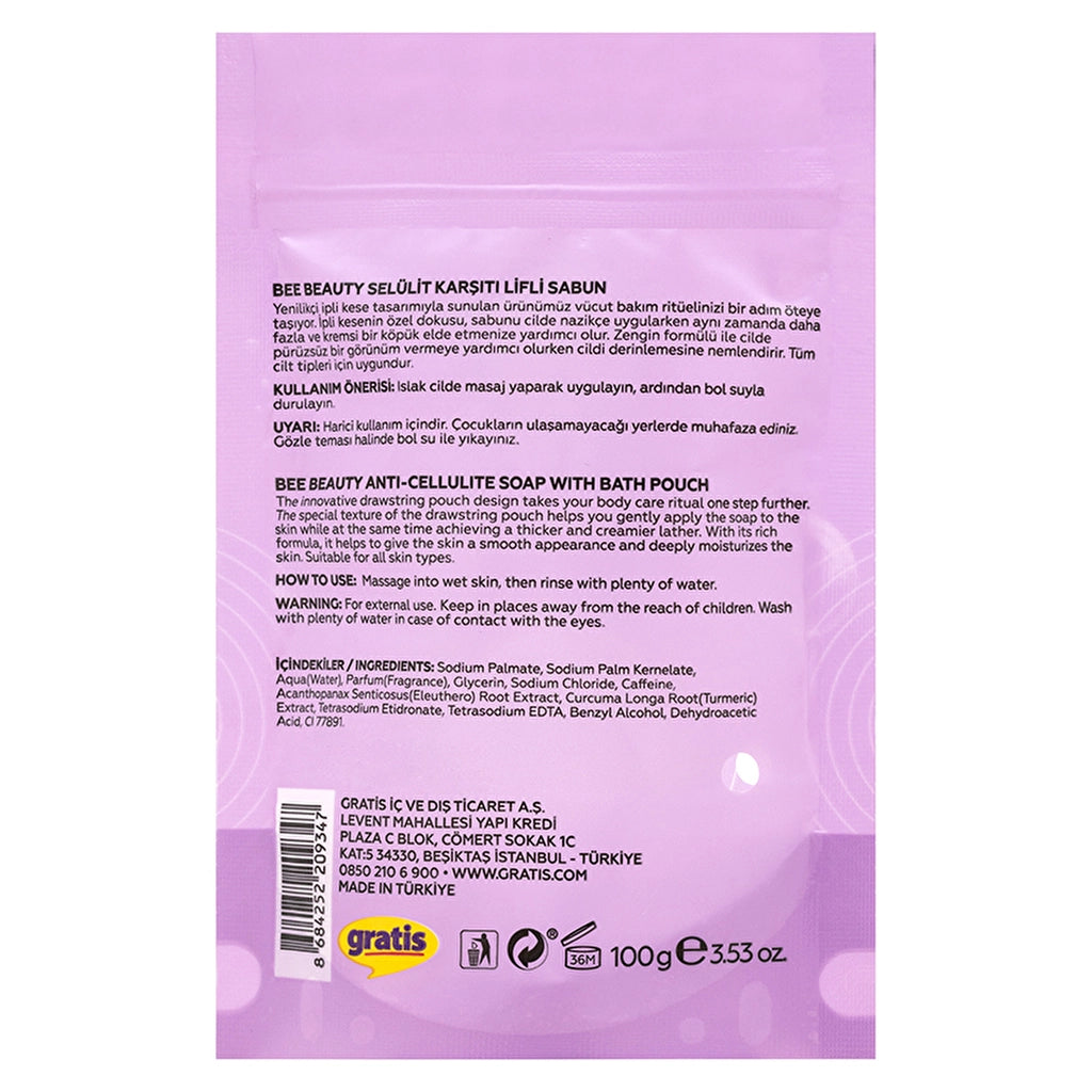 Bee Beauty Fiber Soap Anti-Cellulite 100 gr