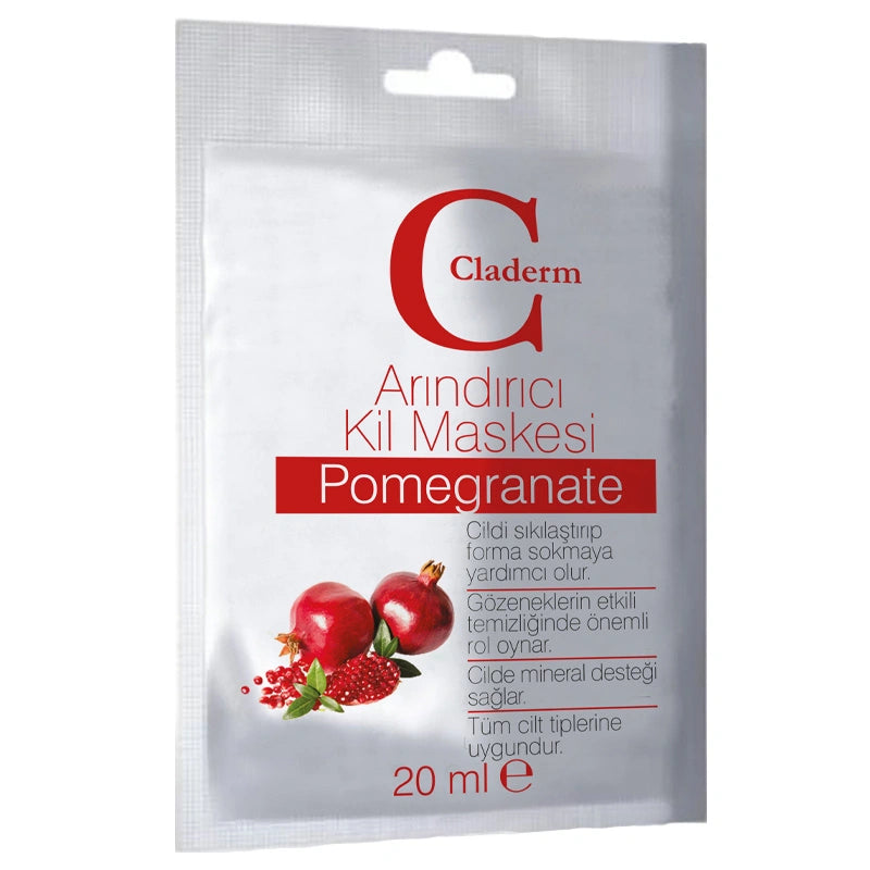 Claderm Purifying Clay Mask Pomegranate 20 ml