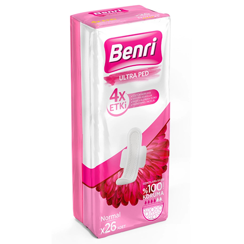 Benri Sanitary Pads Normal Pack of 26