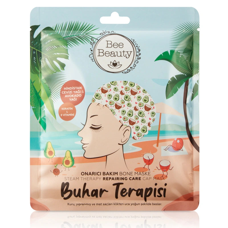 Bee Beauty Steam Therapy Repair Care Bonnet Mask