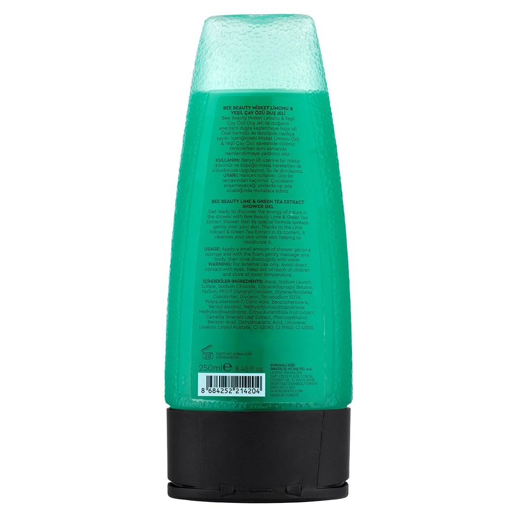 Bee Beauty Shower Gel Green Tea & Lime 250 ml