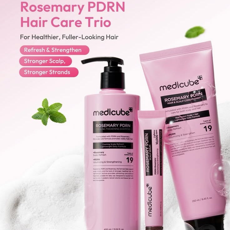 Medicube - Rosemary PDRN Complete Scalp & Hair Care Bundle