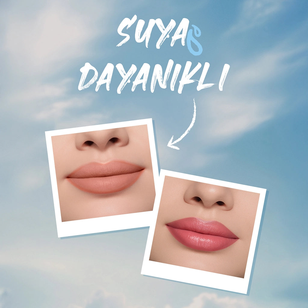 Flormar Waterproof and Intensely Pigmented Matte Lip Pencil