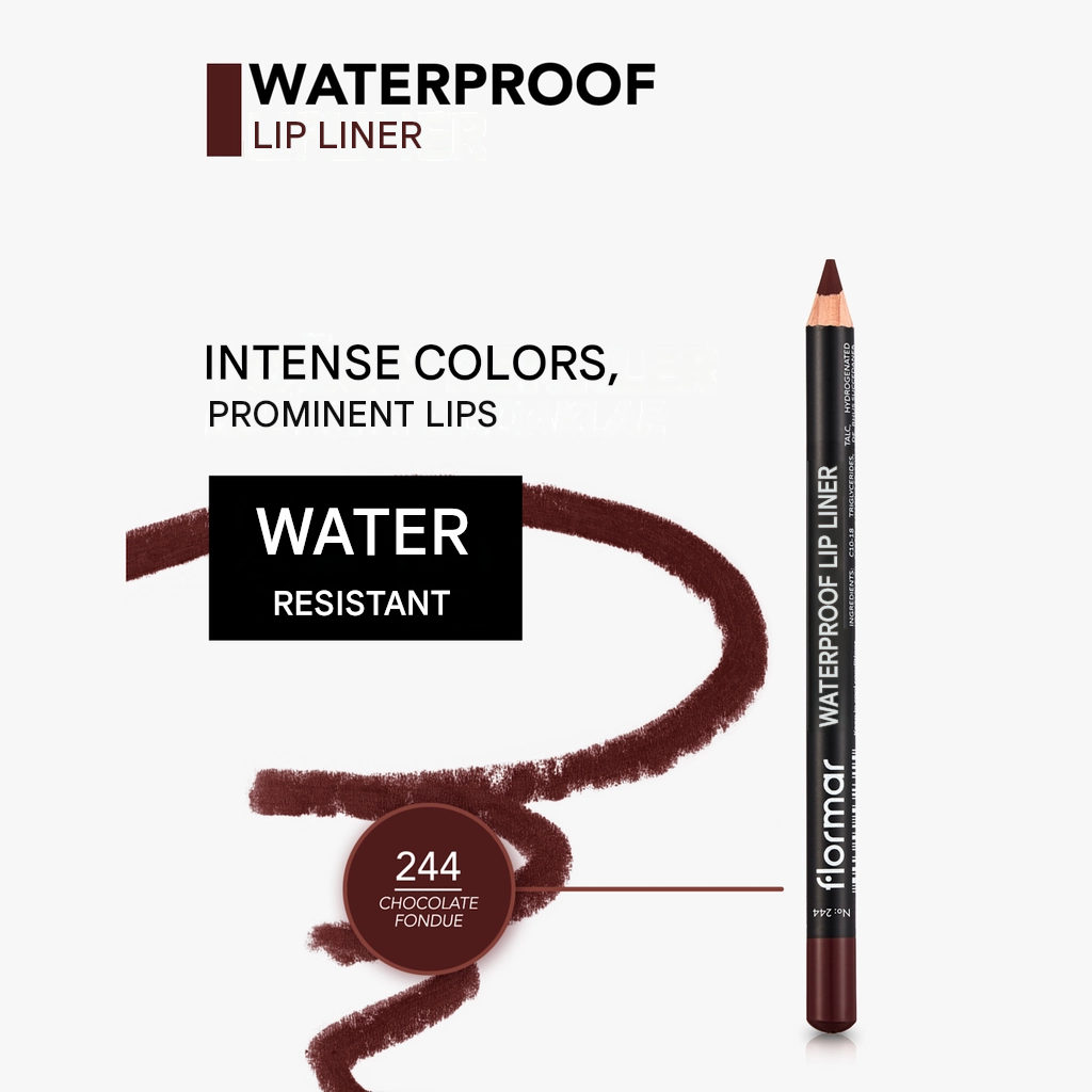 Flormar Waterproof and Intensely Pigmented Matte Lip Pencil