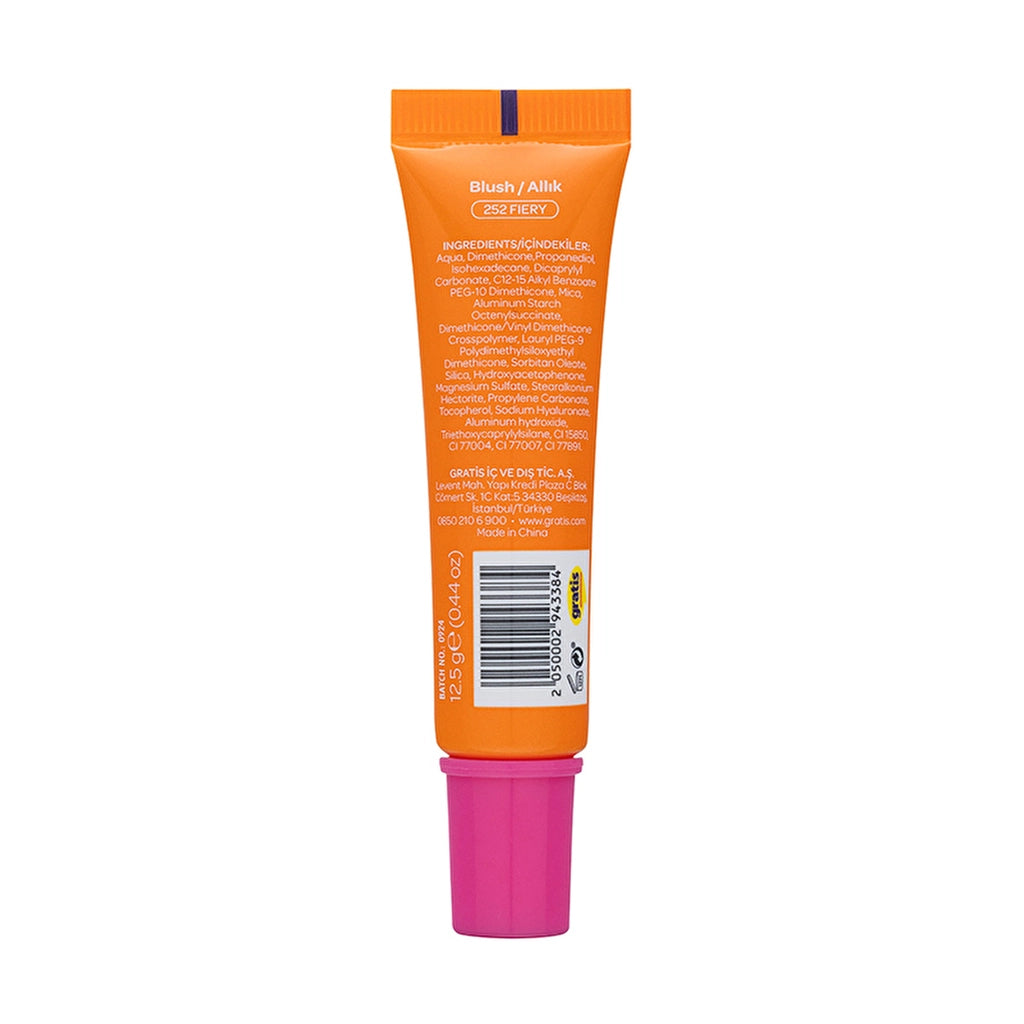 Beaulis Fun Oh My Rosy Tube Blush 252 Fiery