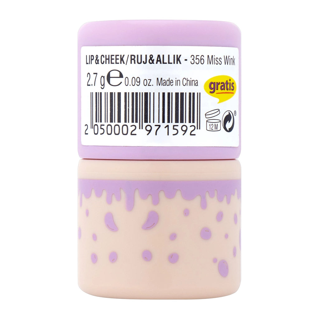 Beaulis Jelly Jelly Lady Lipstick & Blush 356 Miss Wink