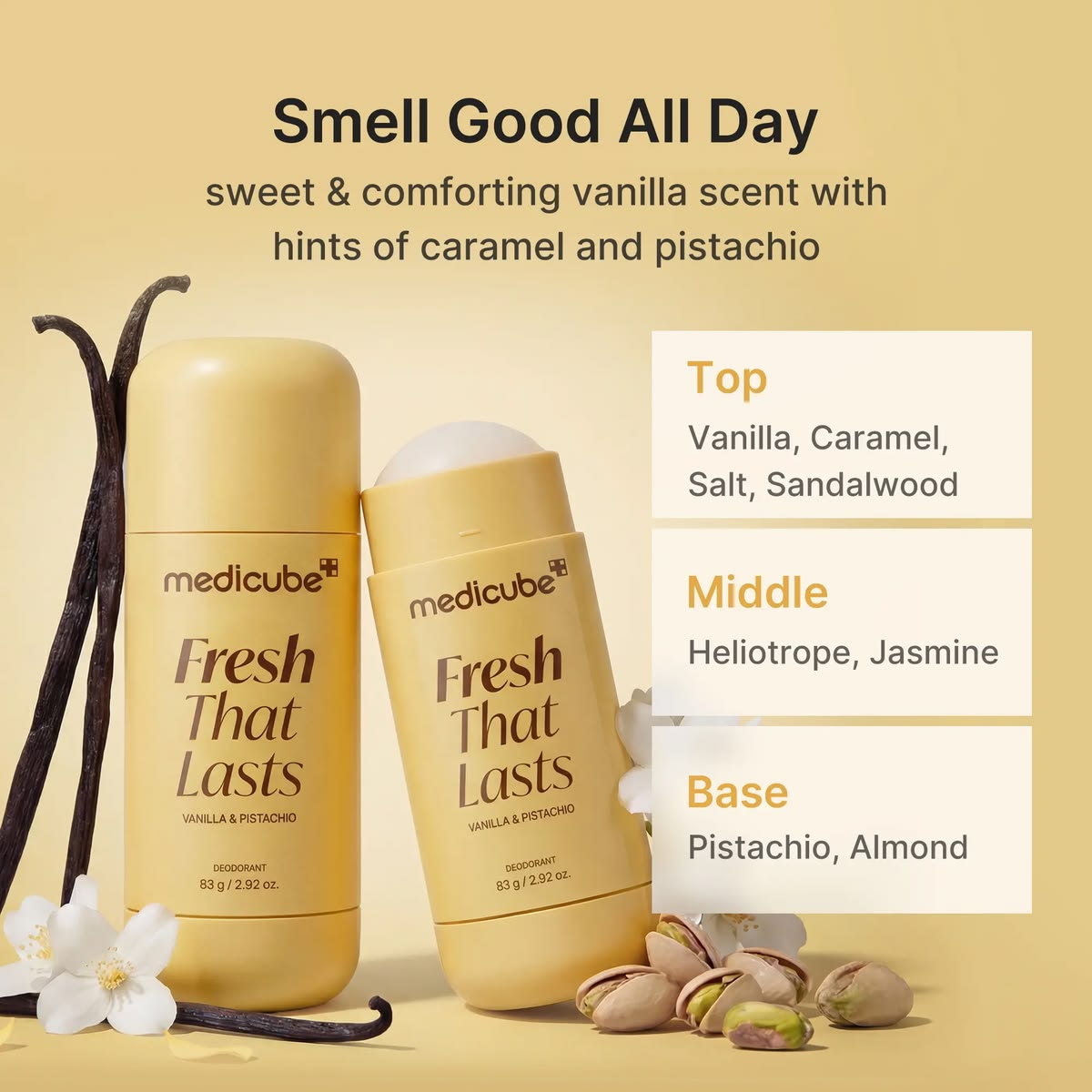 medicube - Vanilla & Pistachio Deodorant