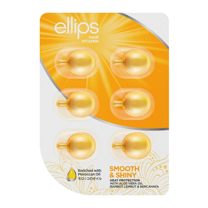 Ellips Smooth & Shiny Softness and Shine Hair Vitamin 6 Blister