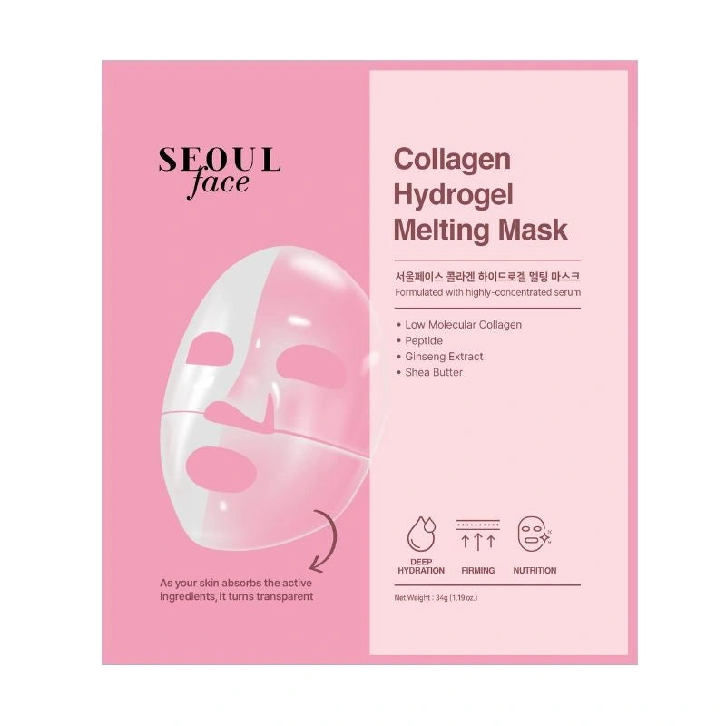 Dermal Korea Seoul Face Collagen Hydrogel Melting Face Mask Dermal Korea Seoul Face Collagen Hydrogel Melting Face Mask