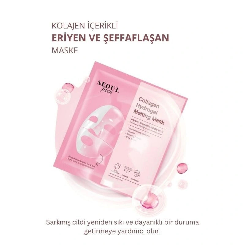 Dermal Korea Seoul Face Collagen Hydrogel Melting Face Mask