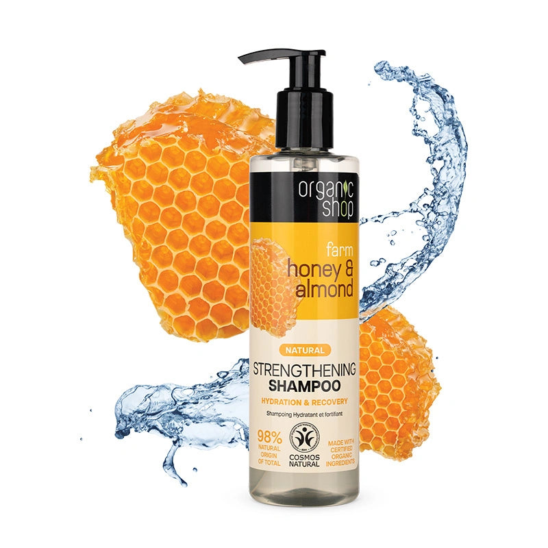 Organic Shop Honey & Almond Strengthening Shampoo 280 ml