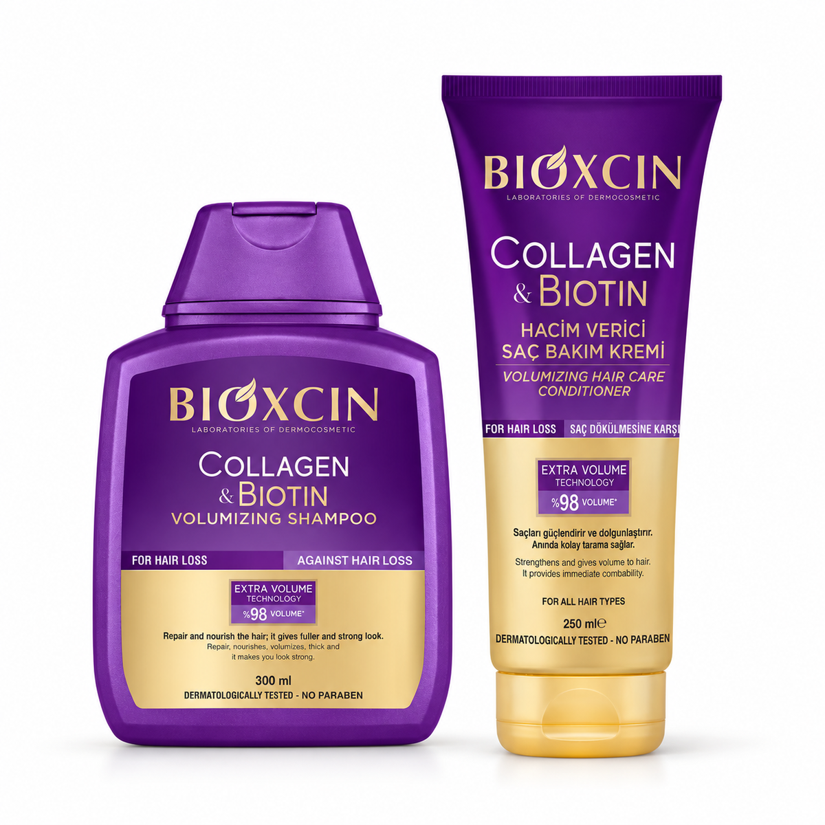 Bioxcin Collagen & Biotin Volume Duo