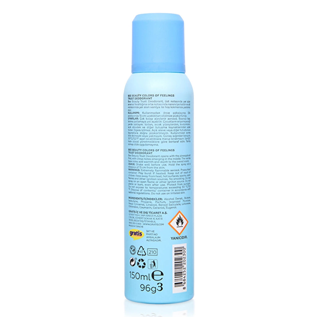 Bee Beauty Colors of Feelings Women's Deodorant Spray 150 ml