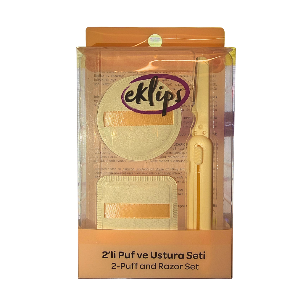 Eklips 2-Piece Puff and Razor Set