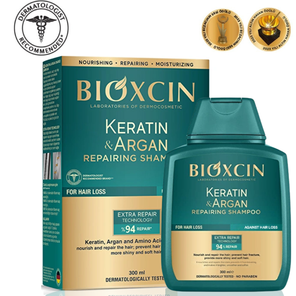 Bioxcin Keratin & Argan Repair Shampoo 300 ml
