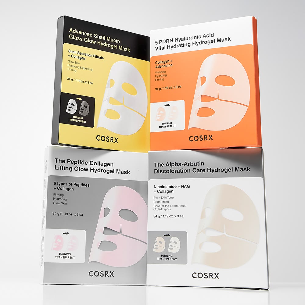 COSRX - 5 PDRN Hyaluronic Acid Vital Hydrating Hydrogel Mask Set