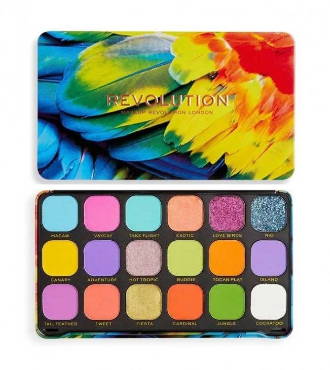 REVOLUTION - Forever Flawless Eyeshadow Palette Bird of Paradise