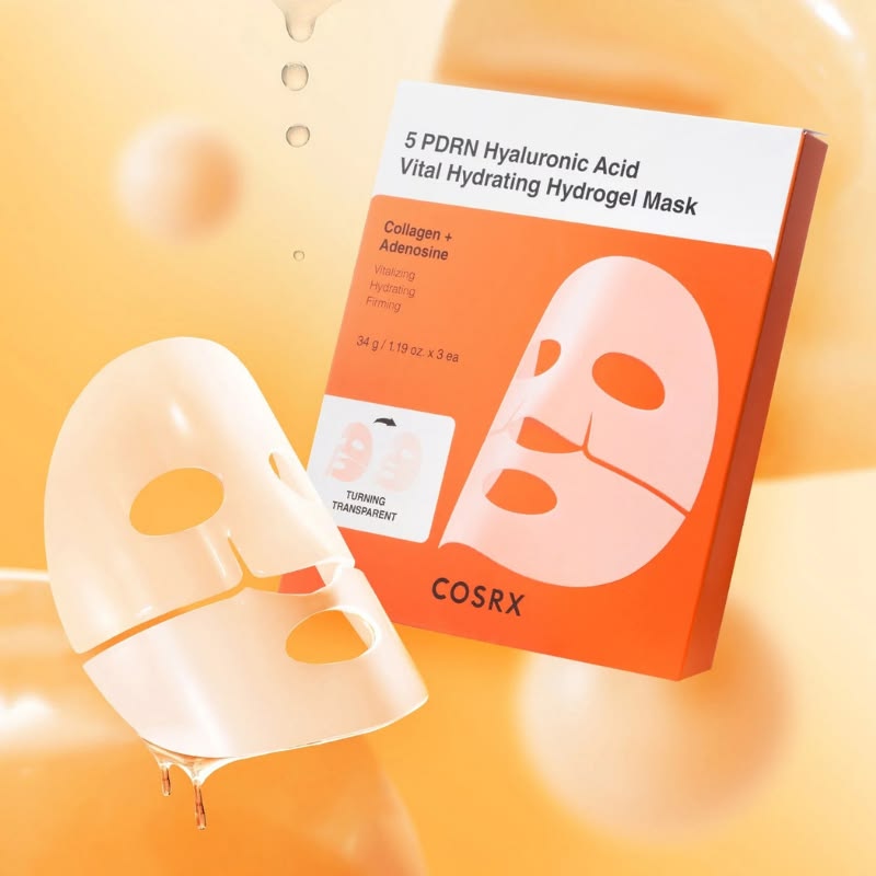 COSRX - 5 PDRN Hyaluronic Acid Vital Hydrating Hydrogel Mask Set