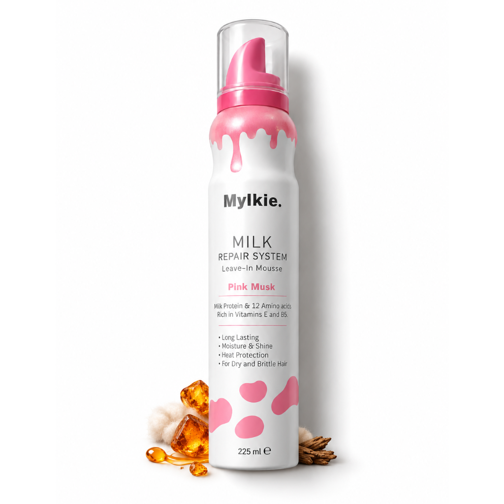 Mylkie Milk Repair System Leave-In Mousse โ Pink Musk 225 ml