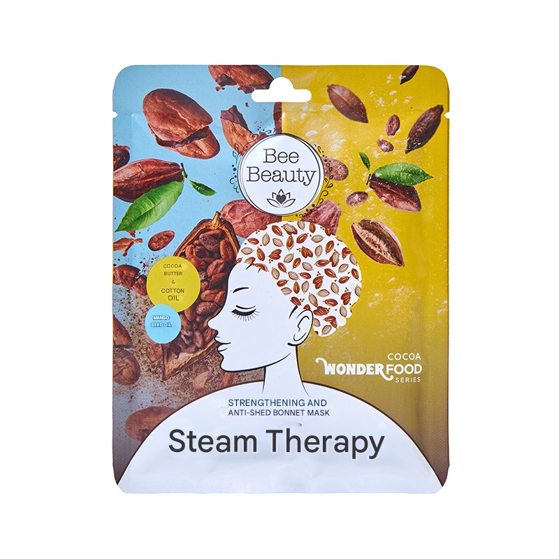 Bee Beauty Wonder Food Cocoa Steam Therapy Strengthening and Anti-Hair Loss Bonnet Mask