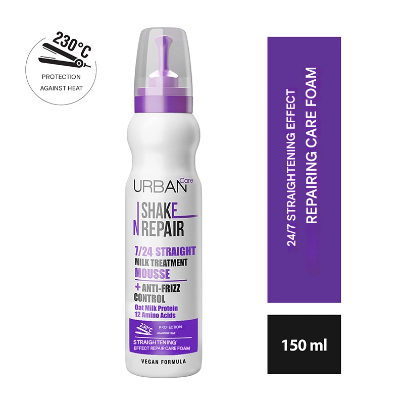 Urban Care Shake N Repair 7/24 Straightening Effect Hair Care Foam 150 ml