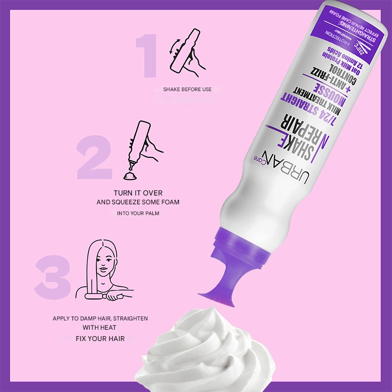 Urban Care Shake N Repair 7/24 Straightening Effect Hair Care Foam 150 ml