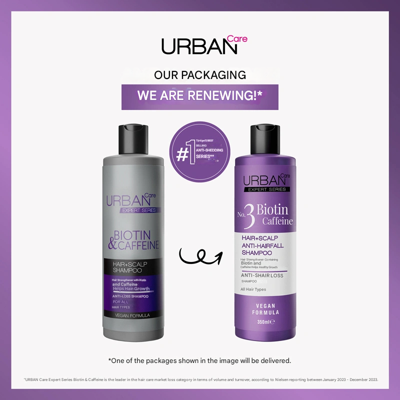 Urban Care Expert Series Biotin & Caffeine Anti-Loss Hair Care Shampoo 350 ml