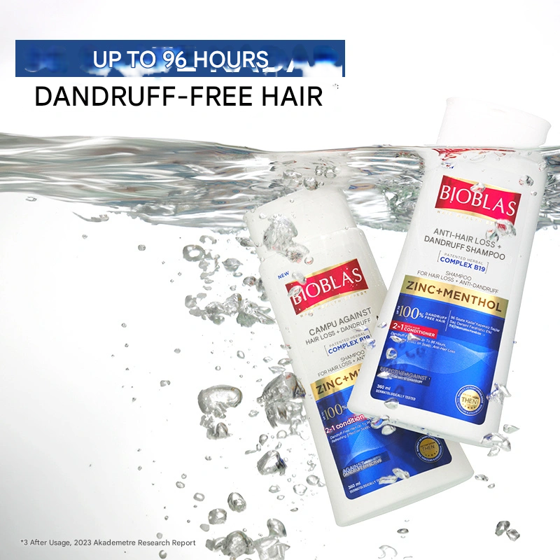 Bioblas Zinc + Menthol Anti-Hair Loss and Dandruff Shampoo 360 ml