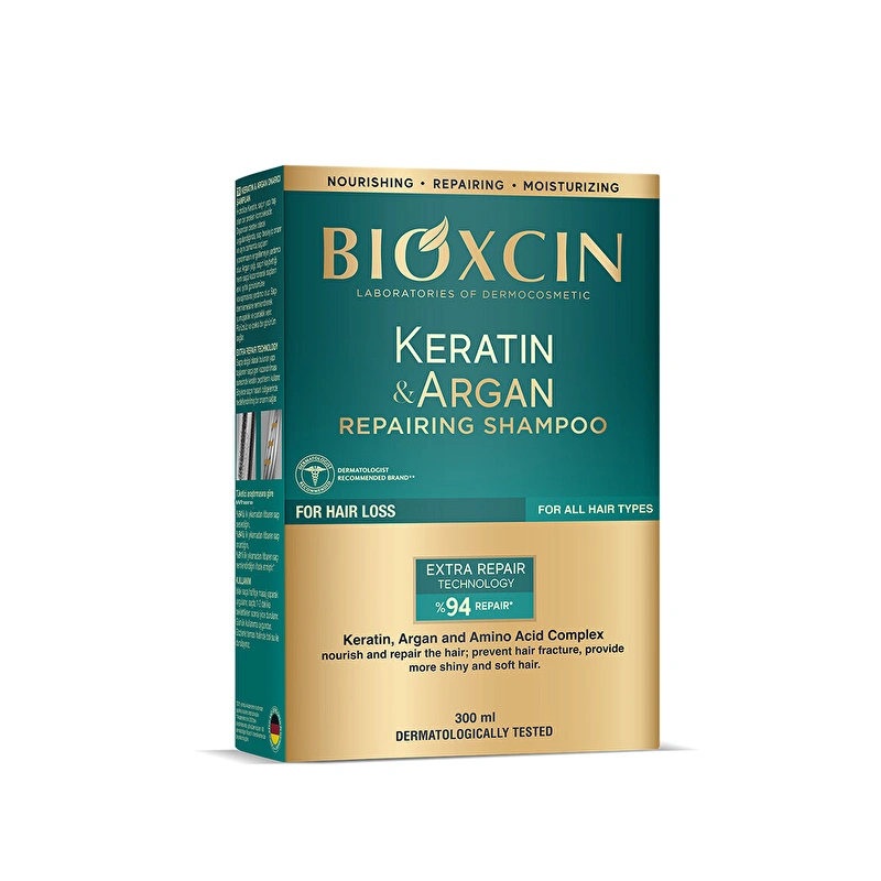 Bioxcin Keratin & Argan Repair Shampoo 300 ml