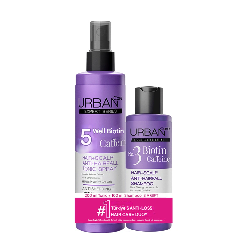 Urban Care Expert Biotin Caffeine Hair Care Tonic 200 ml + Shampoo 100 ml