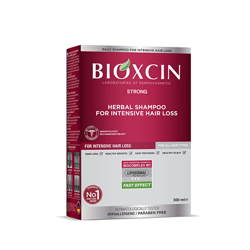 Bioxcin Forte Herbal Shampoo Against Hair Loss All Hair Types 300 ml
