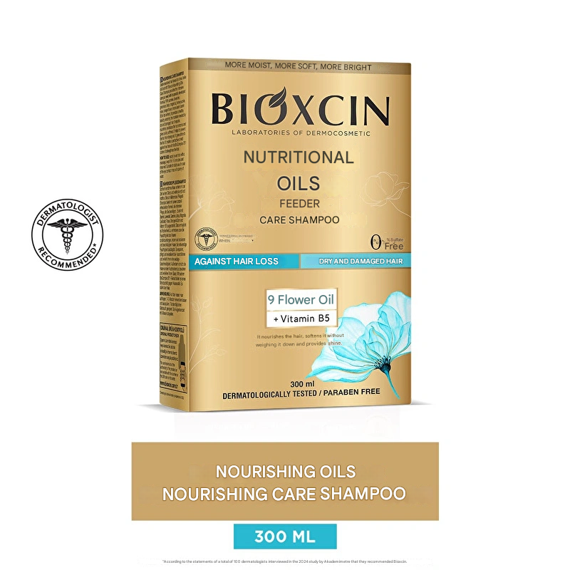 Bioxcin Nourishing Oils Hair Care Shampoo 300 ml