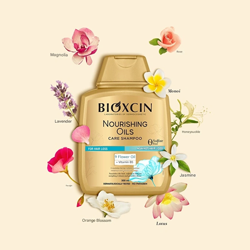Bioxcin Nourishing Oils Hair Care Shampoo 300 ml