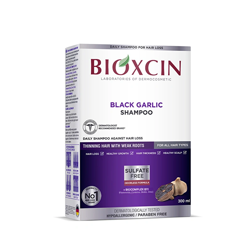 Bioxcin Black Garlic Shampoo 300 ml