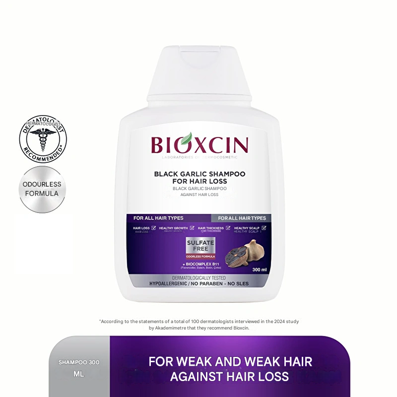 Bioxcin Black Garlic Shampoo 300 ml
