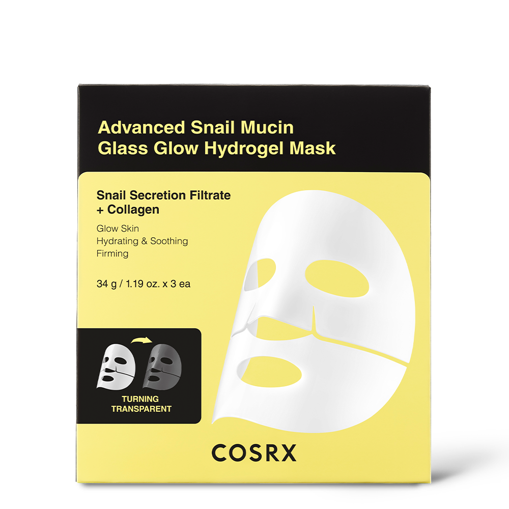COSRX - Advanced Snail Mucin Glass Glow Hydrogel Mask Set