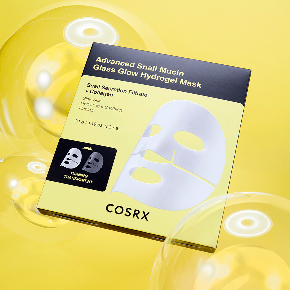 COSRX - Advanced Snail Mucin Glass Glow Hydrogel Mask Set