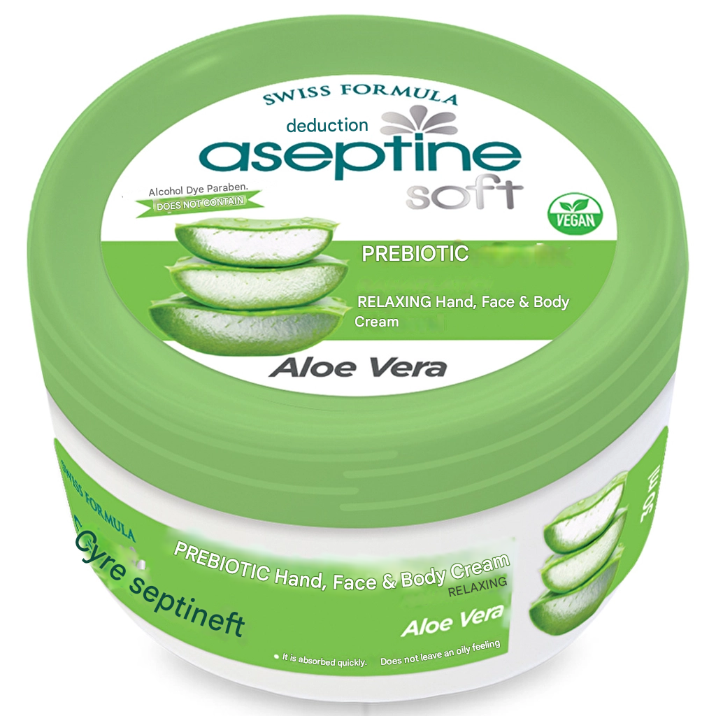 Cire Aseptine Soft Aloe Vera Extract Soothing Nourishing Prebiotic Cre
