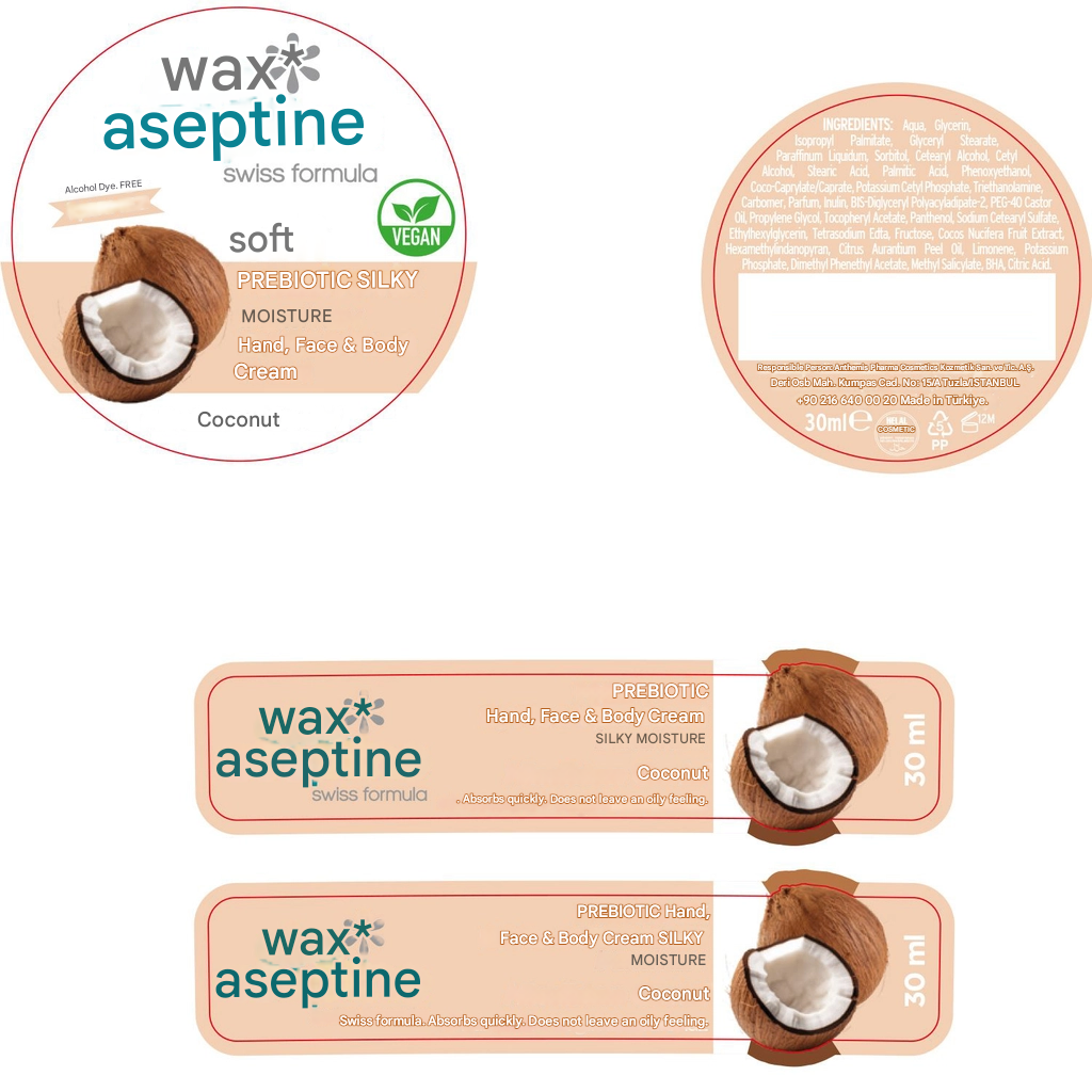 Cire Aseptine Soft Coconut Prebiotic Cream 30 ml