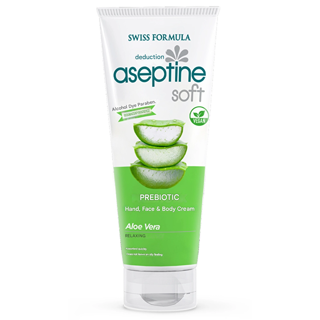 Cire Aseptine Soft Aloe Vera Extract Soothing Nourishing Prebiotic Cream 75 ml