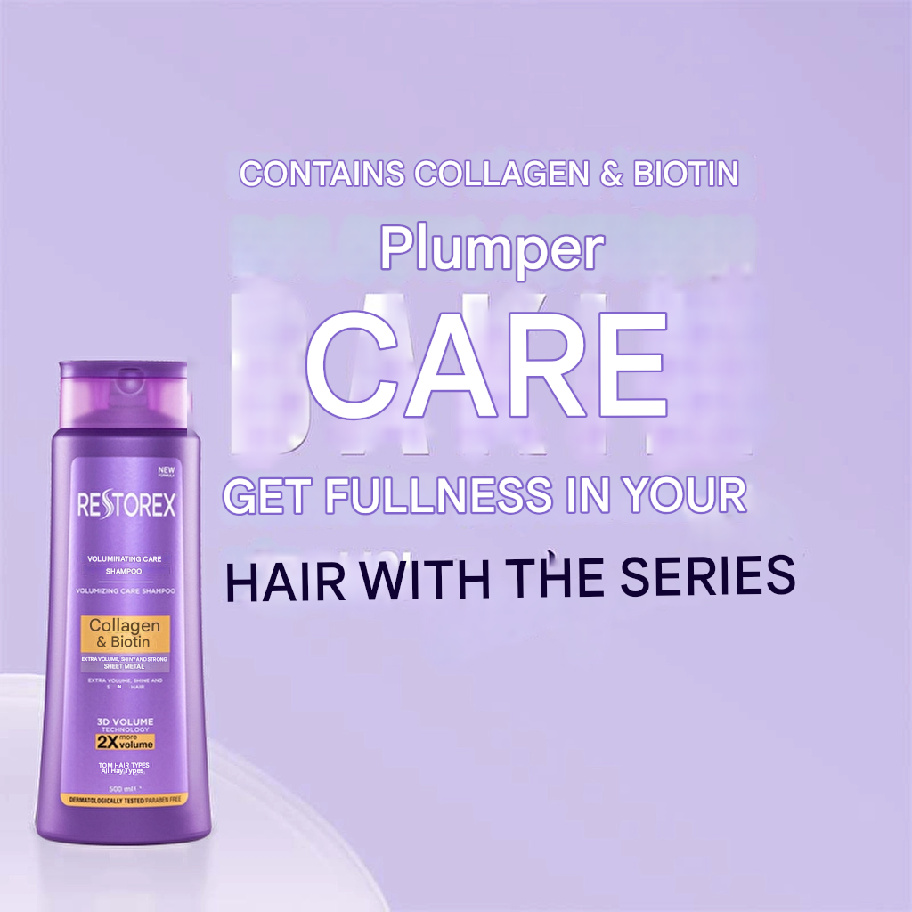 Restorex Collagen & Biotin Plumping Hair Care Shampoo 500 ml