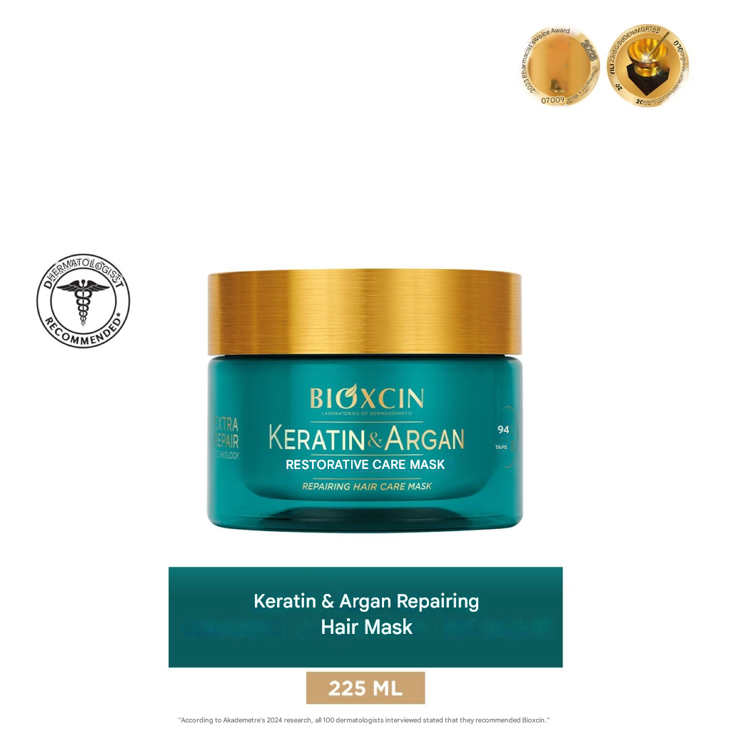 Bioxcin Keratin & Argan Repairing Hair Mask 225 ml
